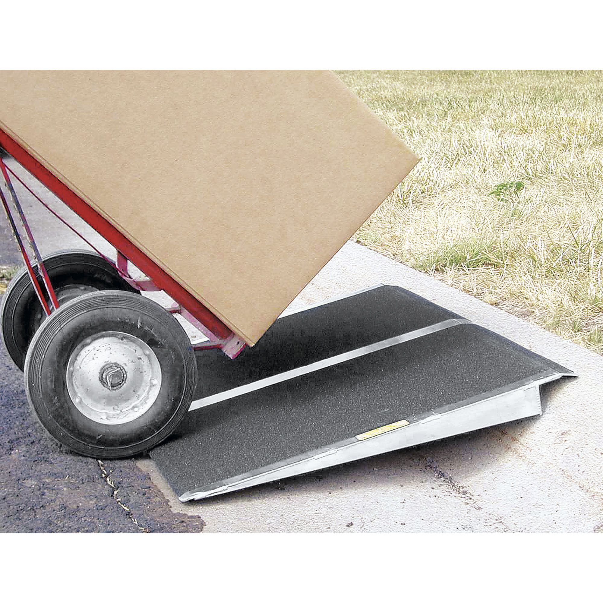 PVI Aluminum Threshold Ramp, 600-Lb. Capacity, 24in.L x 32in.W